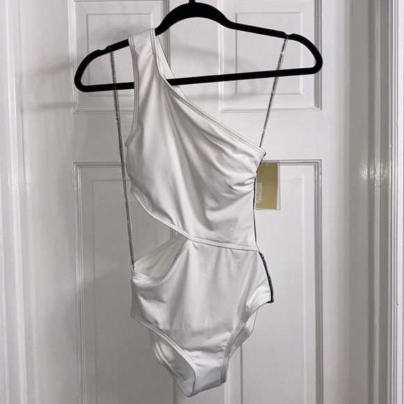 Michael Kors Other - Michael Kors white one shoulder one piece